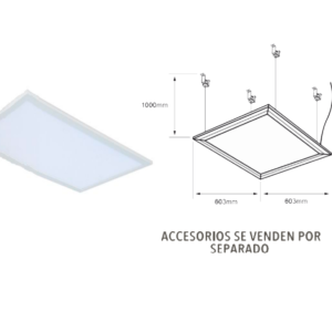 40PANLEDLMVBTCW Lámpara LED Inteligente Smart, Regulable, Interiores, WiFi, Luz Blanca Dinámica, 40W, 3600 Lúmenes, Blanco, para Casa accesorios se venden por separado.