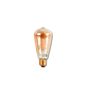 4DST64LEDFC27VHFoco Vintage Regulable LED, Luz Suave Cálida, Base E27, 4.5W, 450 Lúmenes, Humo