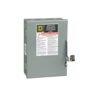 INTERRUPTOR SEGURIDAD 2P 30A 240VCA NEMA 1 IND TE D221N