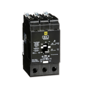 EDB34020 INTERRUPTOR TERMOMAGNÉTICO 3P 20A 277VCA 18KA P/T NF TE