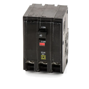 QO340 Interruptor termomagnético 3 polos 40A Enchufable Schneider Electric