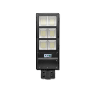 60SOLLED131VCD65N Lámpara Solar LED para Punta de Poste  Material: Aluminio  Color: Negro  LED’s integrado  Watts: 60W  Temperatura de color:6 500 K  Medidas: Altura 63.80 cm, Ancho 27.90 cm
