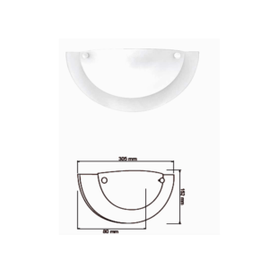 TL-2010/B lampara decorativo en los interiores del hogar de color blanco