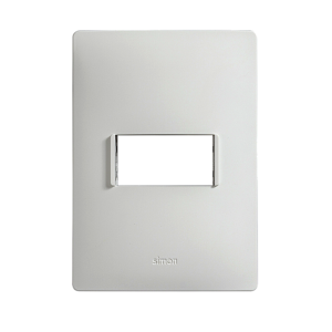 2600611-030 Placa de 1 módulo blanco con chasis blanco Simon 26