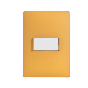 2600611-034 Placa de 1 módulo sin chasis oro Simon 26