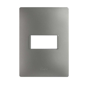 2600611-110 Placa de 1 módulo sin chasis acero Simon 26