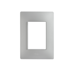 2600613-033 Placa de 3 módulos sin chasis plata Simon 26