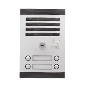 TNK-4 Interfon de 4 botones para edificios de calle se puede instalar en los exteriores