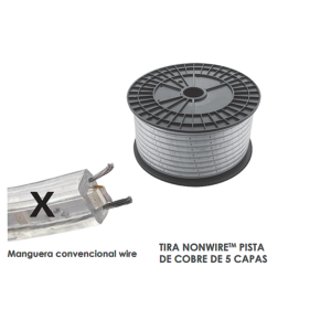 ACTLPB2835WW60R Tira de 60 watts luz led  con 100 cm de corte  5 capas