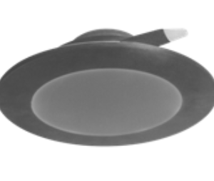 ILUDOWNPB12WWDE Luminario de techo, de led, blanco, 12 Watts, óptica 120°, redondo, de empotrar, policarbonato, cuerpo y difusor acabado negro, driver atenuable con tecnología TRIAC, 110-130V ca, protección IP54