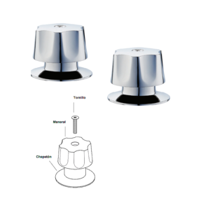 GR-D213 Manerales de cruceta para regadera de baño