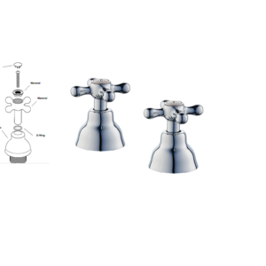 GRD213 Llaves  de cruceta para regadera