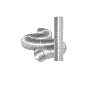 DJ-D38 Ducto de aluminio para aire flexible  2.9 cm x 3.4 de 60 cm para baños, cocina de calefacción de aire