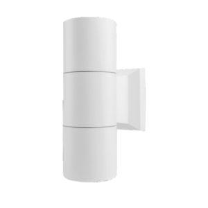 ILUCIL2GU10IP54W Luminario para 2 lámparas GU10, 70 Watts, 35 Watts no incluye lámparas, 100-240V ca, protección IP54máx.