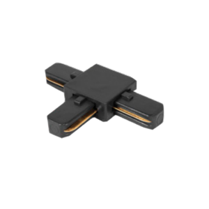 ILUCOPLETLARIELB Cople en forma de T para riel electrificado 1 circuito, terminado negro. (No incluido). 85-265 V ca 20 A máx.