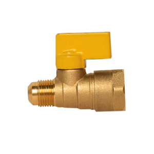 IP-200 Llave de gas de aluminio de latón para los tanques de gas de 1 pieza medidas de la tapa 1/2″ FNPT X 3/8