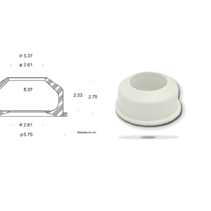 P-B9010 Chupón para tubos de pvc elimina fugas en las trampas para lavabo y fregaderos de “2 11/4” de medidas