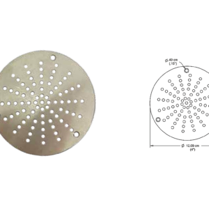 PC-403 Rejilla anticucaracha y aptrapelo de 4″ para piso en las regaderas de baño