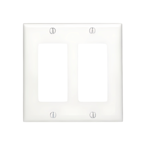 80409-00W Placa Decora 2 Unidades blanco nylon