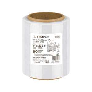 101688- Rollo de 305 m película plástica estirable ancho 5″ cal 60
