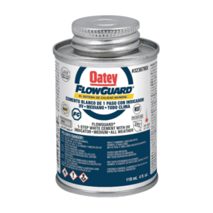 32387MX- Cemento Blanco Flowguard con Indicador UV para CPVC 118ml 