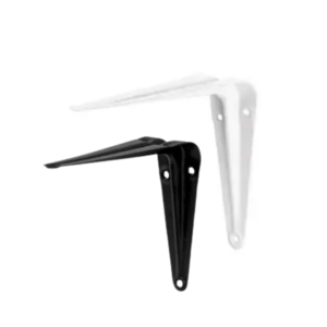 44454- Ménsula de acero negra y blanca Diferentes Medidas 10×12, 12×14, 4×5, 5×6, 6×8, 8×10