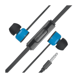 MH-2023BK- Audífonos manos libres con estuche anti enredos, Negro